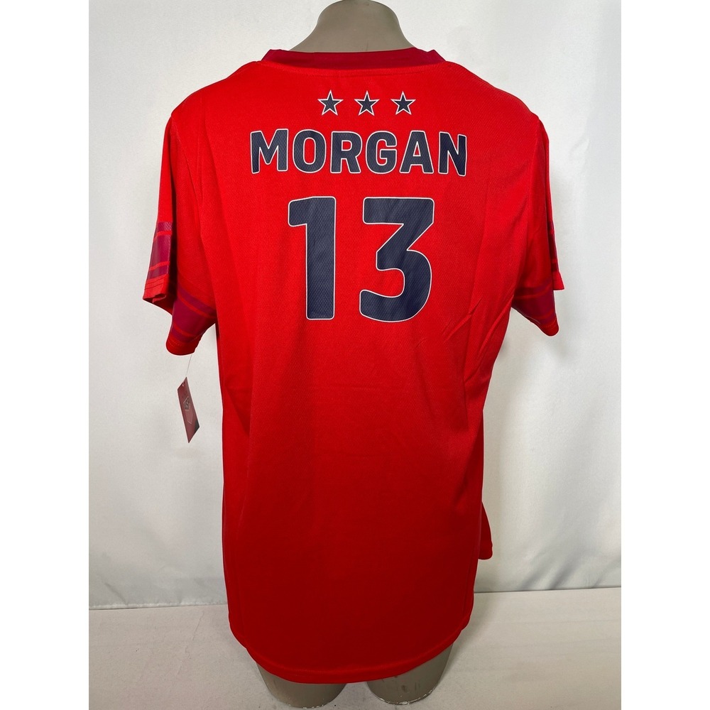 Alex Morgan #13 USA National Soccer Team USWNT Red Jersey Women's XXL NWT